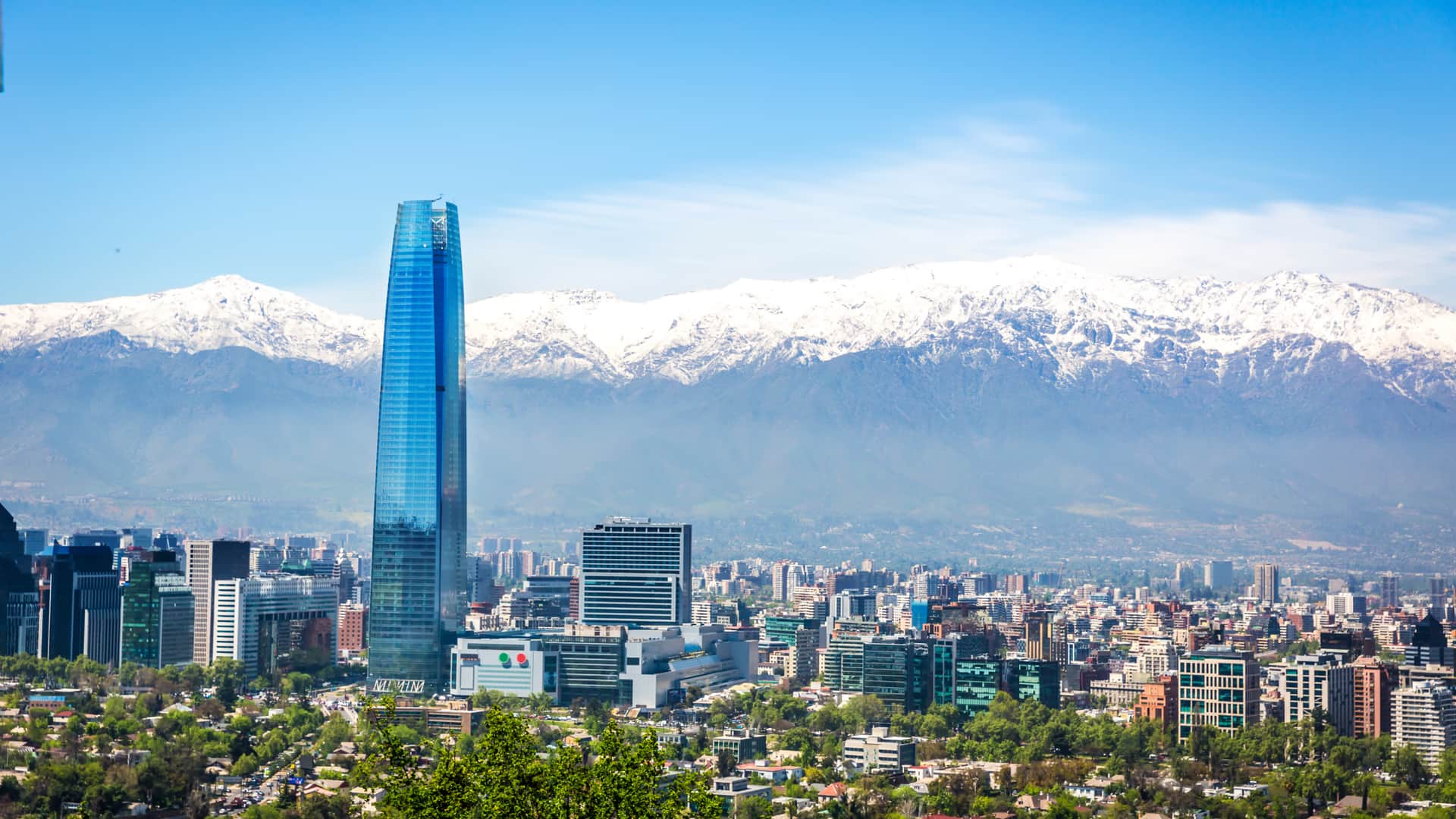 Ciudad de Santiago de Chile en Chile para cuyo viaje se contrató un seguro